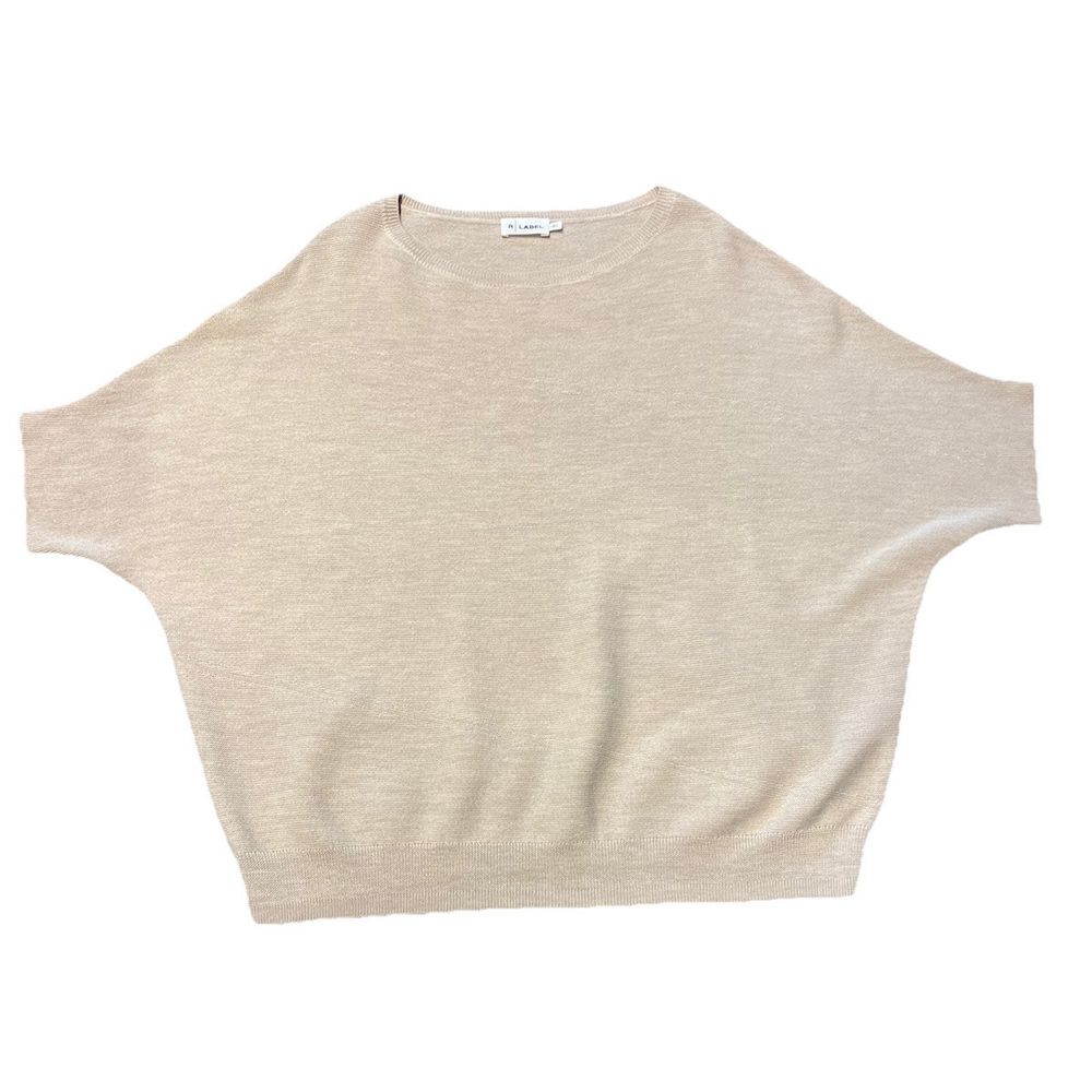 R | LABEL‎ The Reset Essential Pullover Sweater Wool L/XL Quiet Luxury